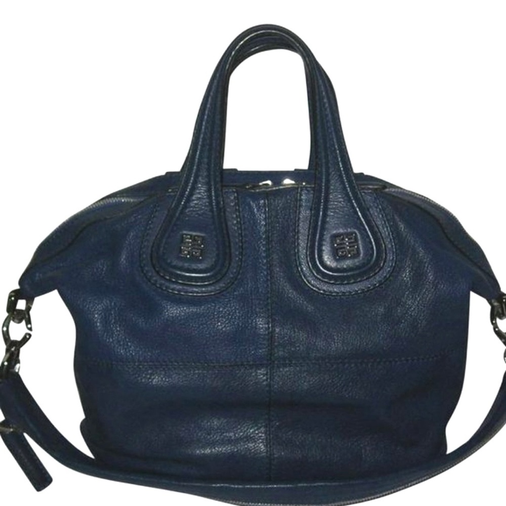 Givenchy Nightingale Small Blue Goat Leather Tote